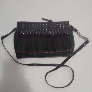The Sak Black and Brown Crossbody Bag